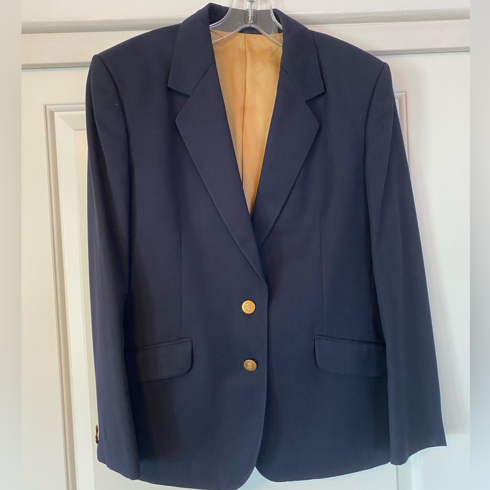 Navy Blue Preppy Blazer